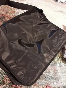 Bolso de Mano Bloomingdales Negro Nylon Cierre con Solapa - Imagen 1 de 2