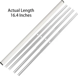 4-Pack 19” Bowl Leaf Trimmer Include 2 Serrated & 2 Straight Blades 16.4 Inches - Picture 1 of 8