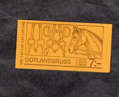 Sweden #1214a Mint NH Booklet Cover