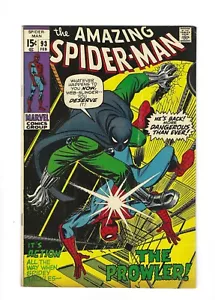 Amazing Spider-Man #93 Prowler, 1° Arthur Stacy, 6.5- FN+, 1971 Marvel - Foto 1 di 2