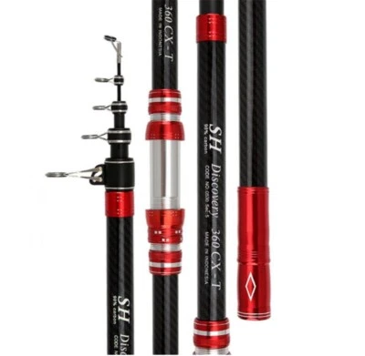Telescopic Fishing Rod Trout Travel Rock Rod High Carbon Fiber 2.7M 3M 3.6M 4.5M - Image 1 of 4