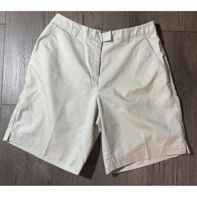 Pantalones Cortos de Golf Adidas Para Mujer 4 Elásticos Caquis Bermudas Caminar Informales Frente Plano Y2K Foto 1 de 4