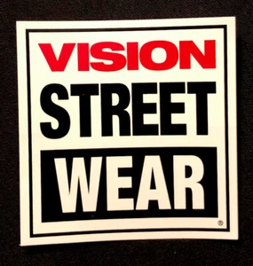 PEGATINA VISION STREET WEAR ""ORIGINAL OLD SCHOOL VISION"" 3 1/2"" X 3 1/2 - Imagen 1 de 1