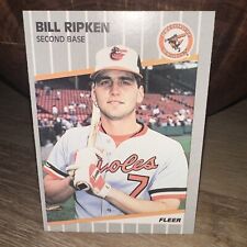 Bill Ripken 1989 Fleer Black Scribble Error Rookie RC #616 Orioles SM20