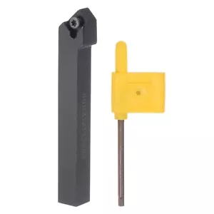 Tornio 1/2" (12 mm) Portautensili tornio indicizzabile carburo SSSCL1212H09 CNC 45° - Foto 1 di 4