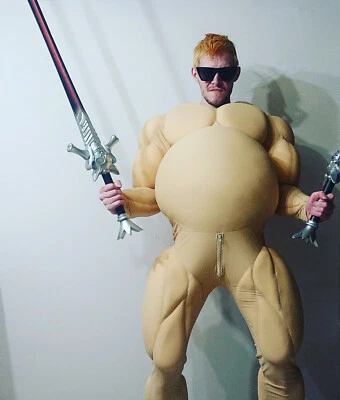 Traje muscular con vientre para cosplay THOR MARVEL SPIDER MAN BATMAN SOLDADO GUERRERO Foto 1 de 4