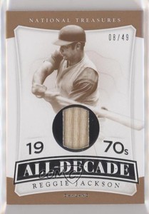 2017 Panini National Treasures All Decade /49 Reggie Jackson #AD-RJ HOF