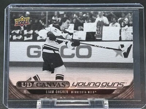 2024-25 Series 1 Young Guns Canvas Black & White Liam Ohgren RC #C116 - WILD - Picture 1 of 2