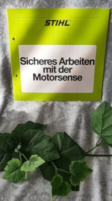 Handbuchbroschüre Sicheres Arbeiten mit der STIHL Motorsense - Bild 1 von 3