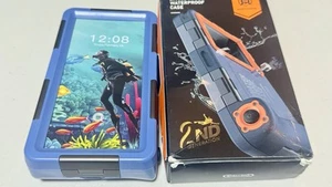 Funda Impermeable Shellbox Buceo, 2da Generación 15M para iPhone/Samsung Azul - Imagen 1 de 4