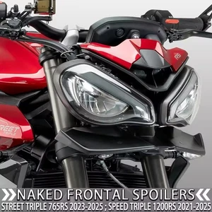 Street Triple 765 R RS 2023-2025 Front Spoiler Winglet Aerodynamic Frontal Wings - Picture 1 of 9