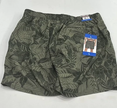 Мужские эластичные плавки Kirkland Signature, зеленые, размер L - Изображение 1 из 3