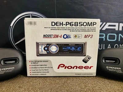 PIONEER DEH-P6850MP Car Radio CD Receiver Mp3/WMA Bluetooth Mod Dolphin Display  - Image 1 of 4