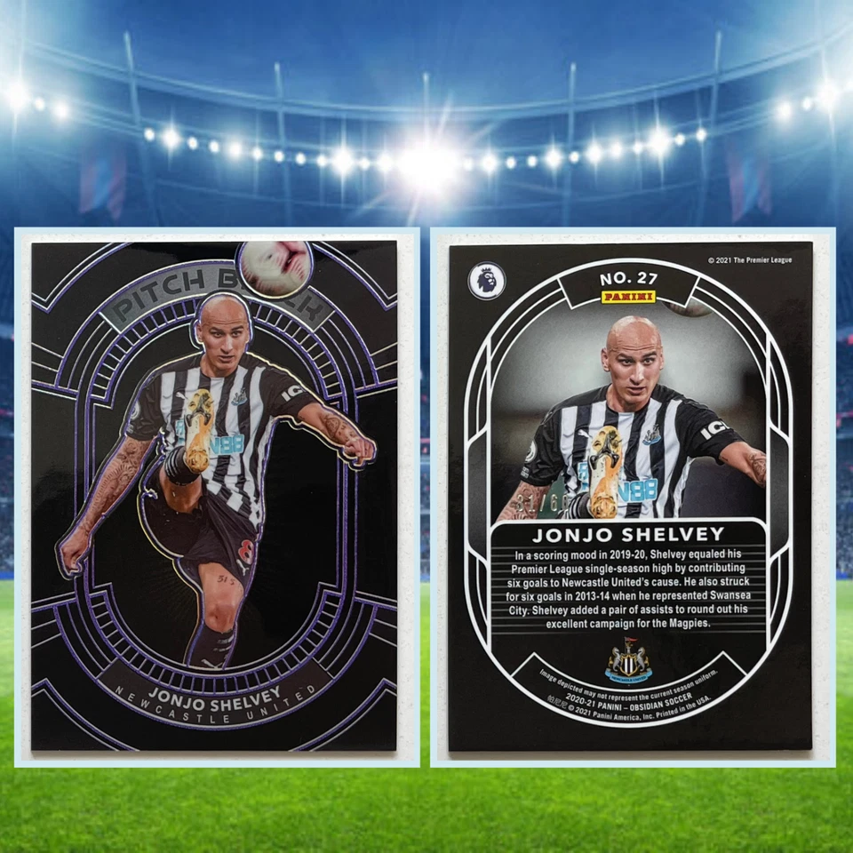 2020 Obsidian #27 Jonjo Shelvey Pitch Black Newcastle United Purple /60 - Image 1 of 1