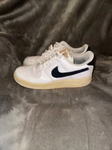 Nike Air Force 1 07 Sneakers Men's Size 10.5 White Blue CT2302-100 Streetwear - Picture 1 of 7