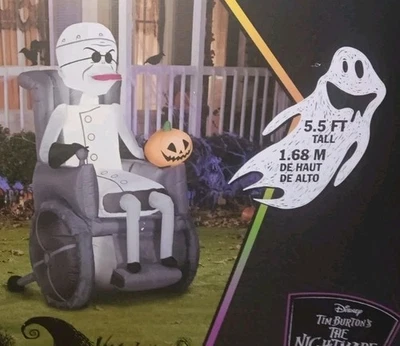 Disney The Nightmare Before Christmas Dr. Finkelstein LED Inflatable #227695 - Image 1 of 4