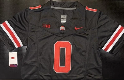 Sonny Styles Black 'Block O' Ohio State OSU Jersey Buckeyes Stitched 0 FUSE - Image 1 of 4