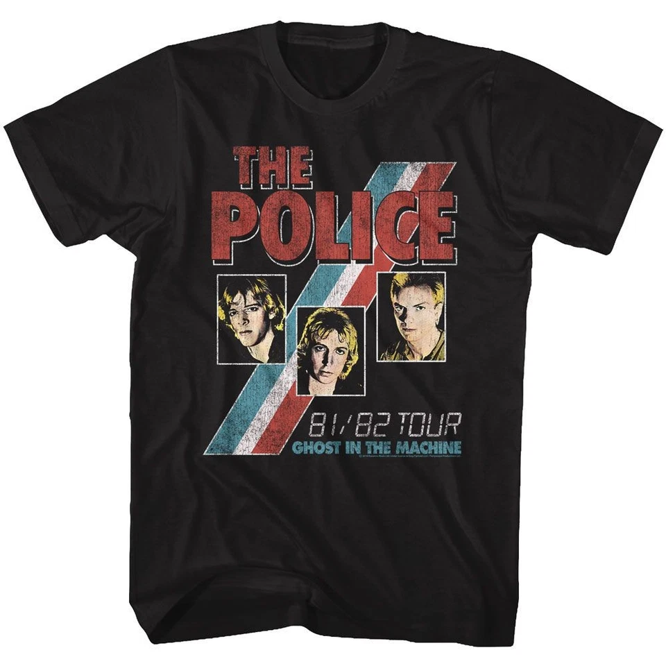The Police - Ghost In The Machine - Short Sleeve - Adult - T-Shirt - Image 1 of 1