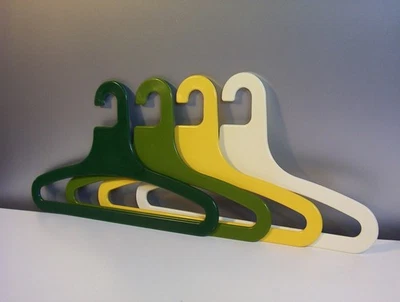 4 x  70er J. Designer Kleiderbügel, Design M. Ingo Maurer oder Schönbuch Quadro - Bild 1 von 4