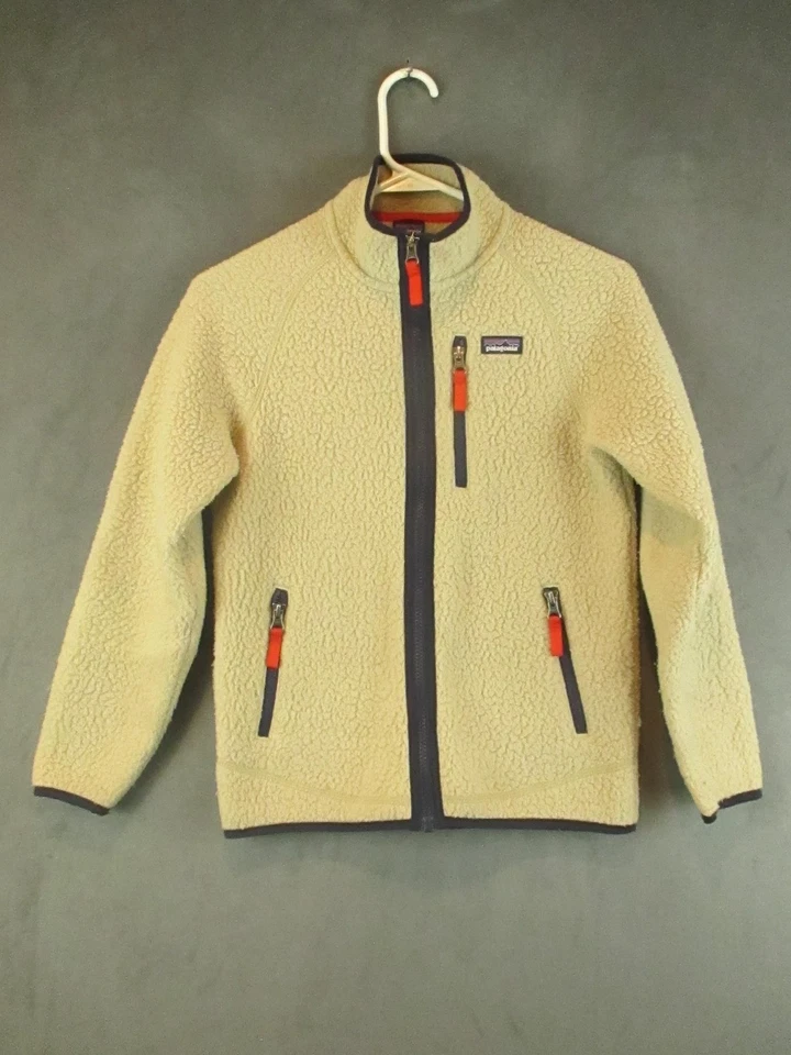 Chaqueta Patagonia Juvenil Grande 12 El Cap Caqui Retro Pila Vellón Cremallera ESTILO 65411 Foto 1 de 4