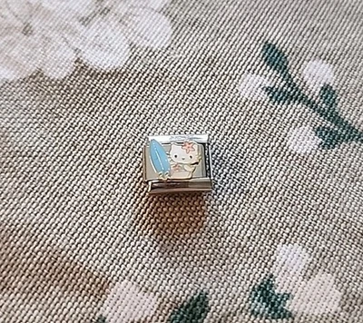 Hello Kitty Surfer Italian Charm Stainless Steel 9MM  - Image 1 of 2