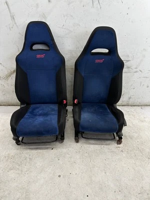 Asientos delanteros Subaru Forester 2.5XT azul SG 06-08 OEM Foto 1 de 4