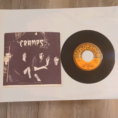 1978 The Cramps - Human Fly - 45rpm Vengeance 668 Fair Very Rare Punk 45 READ  — 第 1/4 张图片