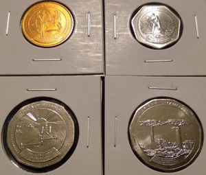 1992 1994 madagascar 4 coin mint set 5 10 20 50 Ariary bu uncirculated tough era - Picture 1 of 6