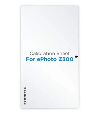 Plustek Calibration Control Sheet - for ePhoto Z300 Scanner only - Image 1 of 3