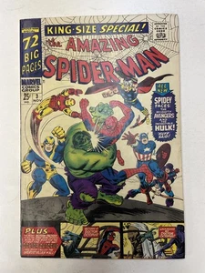 Amazing Spiderman King Size Annual #3 Avengers/Hulk App. KEY 1966 Marvel Comics - Picture 1 of 7