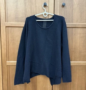 Suéter tejido asimétrico de gran tamaño Rundholz Black Label - Imagen 1 de 13