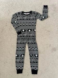 The Children Place Kids Boys Christmas 2 Pc Pajamas Set Size 8 Snug Fit - Picture 1 of 5