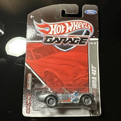 Ford Shelby Cobra 427 #6 Zamac plateado Hot Wheels Garage (2) Foto 1 de 4