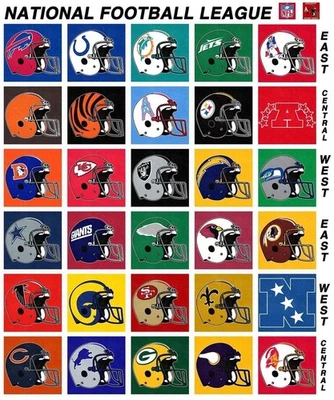 Capacetes de futebol americano NFL logotipo vintage pôster impressão em placa de metal 12x8 polegadas antigo novo K - Imagem 1 de 4