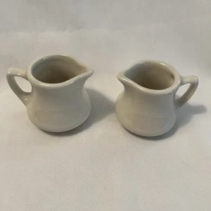 Hall USA MINI KRUG SIRUP SAHNEKÄNNCHEN DRESSING 2,5" Individuell Restaurant Weiß - Bild 1 von 6