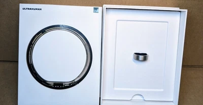 Ultrahuman Ring AIR 2025 ( TITANIUM ) SMART RING Health Sleep Fitness Tracker B - Image 1 of 4