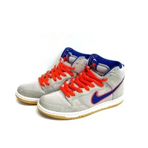 DH7155-001 SB Dunk High Rush Blue and Team Orange New York Mets Gray Used - Picture 1 of 10