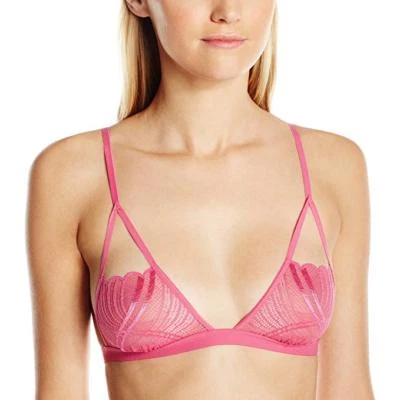 Sutiã Feminino Cosabella Minoa Macio Rosa Impertinente Grande Novo sem etiquetas - Imagem 1 de 2