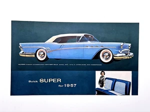 Oldtimer Buick Super Cabrio Autowerbung Original 1957 Autohauswerbung - Bild 1 von 1