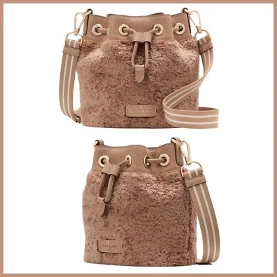 KATE SPADE ROSIE MINI CUBO DE PIEL SINTÉTICA / BANDOLERA CON MONEDERO KI892 NUEVO CON ETIQUETAS $389 Foto 1 de 4