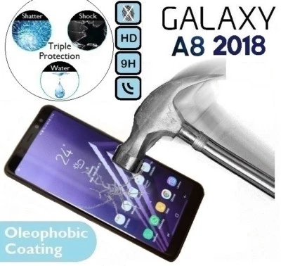 100% Genuine Tempered Glass Screen Protector SM-A530 For Samsung Galaxy A8 2018 - Image 1 of 2