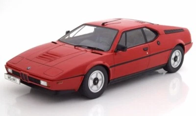 KKDC120011 KK scale 1:12 BMW M1 1978 red model car - Image 1 of 3