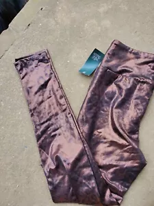 WILD FABLE ANIMAL PRINT LEGGING SIZE M - Metallic Bronze Pants NWT - Picture 1 of 4