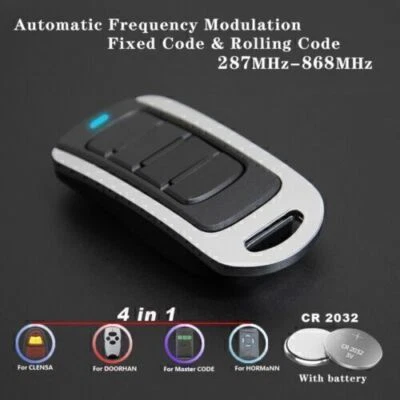 Universal Handsender Rollingcode Funk Fernbedienung 433 - 868 MHz Garagentor OL - Bild 1 von 4