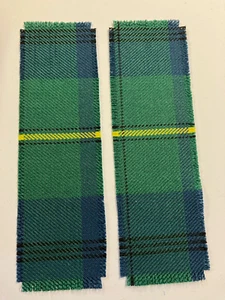 Johnston Ancient Clan Tartan bookmark 100% wool made in Stornoway - Picture 1 of 1
