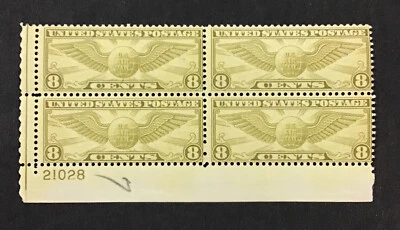 US 1932 F MNH -SC# C17 - Plate Block of 4 - Image 1 of 2