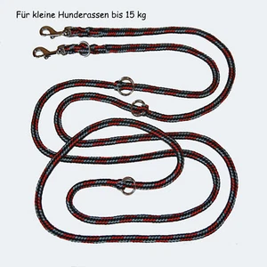 TOP LEINE FÜR KLEINE HUNDERASSEN 4 Varianten 2m 3fach bis 3m 4fach verstellbar - Bild 1 von 1