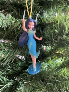DE LUJO PERSONALIZADO Disney Tinker Bell NIEBLA PLATEADA Hada Navidad Adorno PVC NUEVO - Imagen 1 de 4