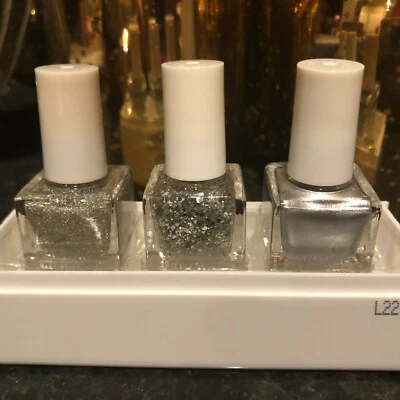 Trío de laca opulenta Sephora + Pantone: gris violeta, micro chip, kit de roca lunar Foto 1 de 3