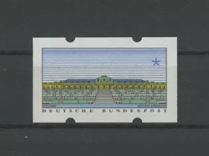 GERMANIA ATM MACCHINA FRANCOBOLLI ERRORE VARIETÀ "SENZA STAMPA" MNH m1555 - Foto 1 di 2